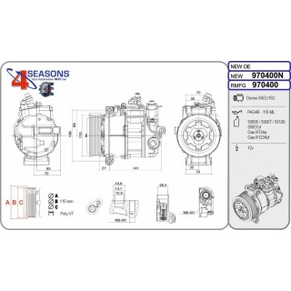 Cmp Rem MERCEDES W166 Classe GLE / M 350d 06 11-10