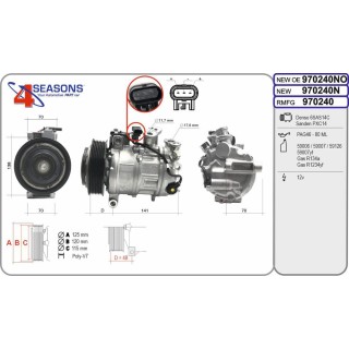 Cmp Rem MERCEDES Classe C/E/CLS/GLC 200EQ/300EQ/35