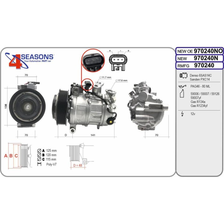 Cmp New MERCEDES Classe C/E/CLS/GLC 200EQ/300EQ/35