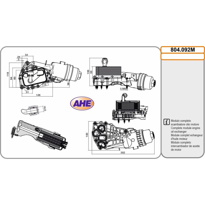 Mod  Oilc  BMW serie 1 / 2 / X1 / X2 18 / 20 / 25