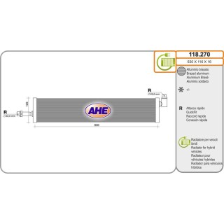 Rad  Bat  MERCEDES Classe CLS/E/GLC 200EQ/300EQ/35