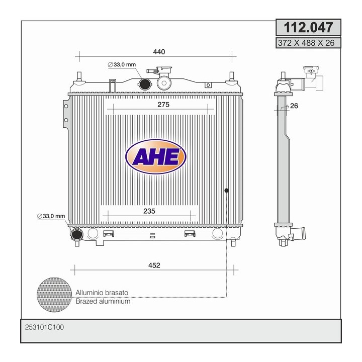 112047  HYUNDAI Getz 1.5-1.6 16V