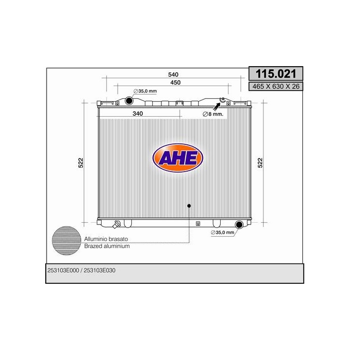 115021  KIA Sorento 2.4-3.5 V8-2.5 CRDi-3.5