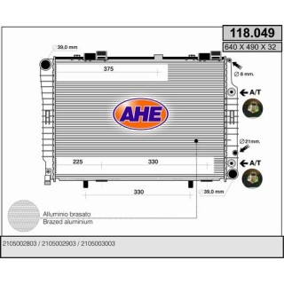 118049  MERCEDES W210 E 200-230-240-280-320- 220D-250D