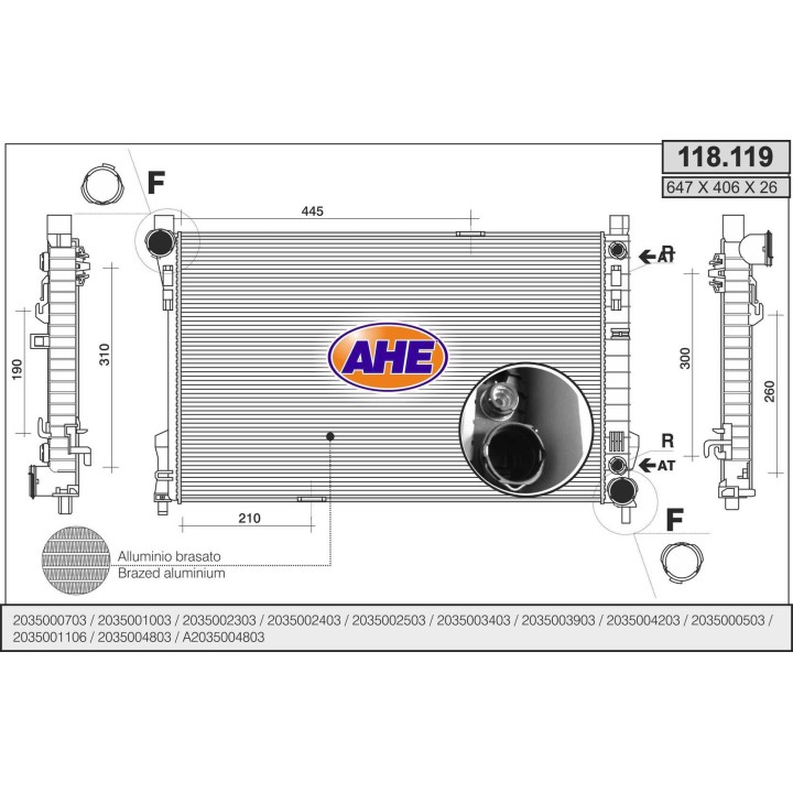 118119  MERCEDES W203 C 240-C320- C200CDI-C220CDI