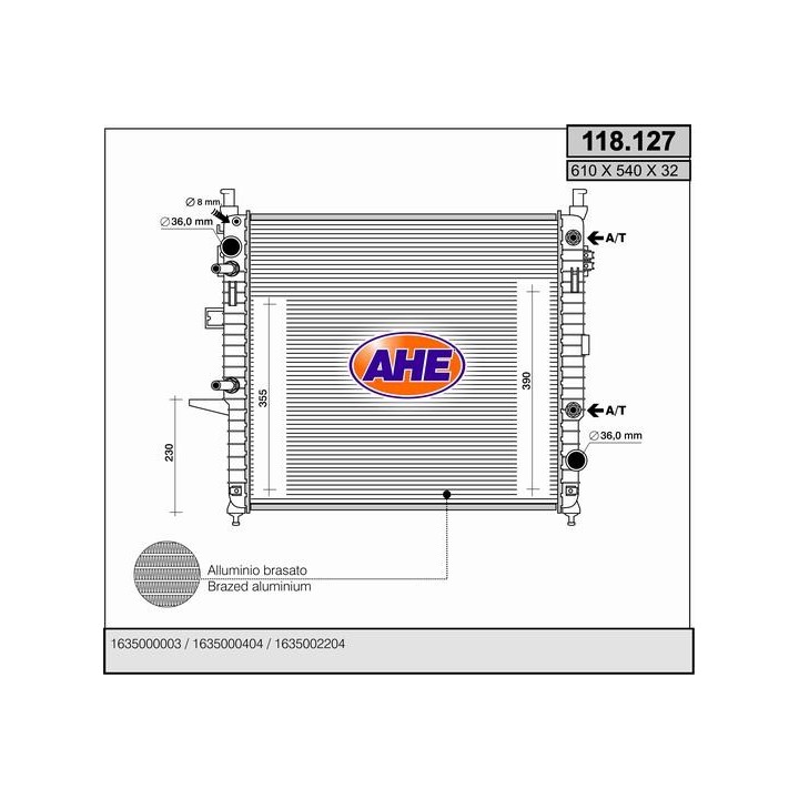 118127  MERCEDES W163 ML 230-320- 430