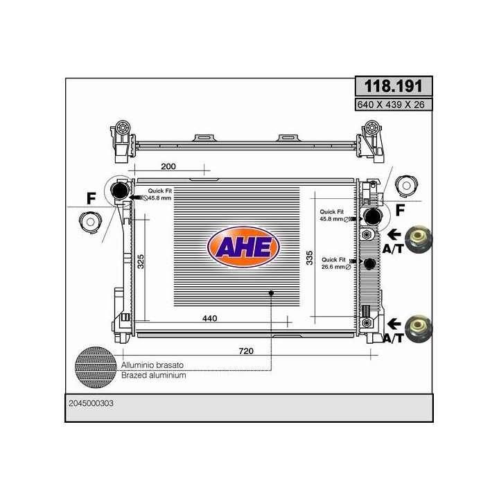 118191  MERCEDES W204 C180 / C200 / 200 CDI / C230 / C280