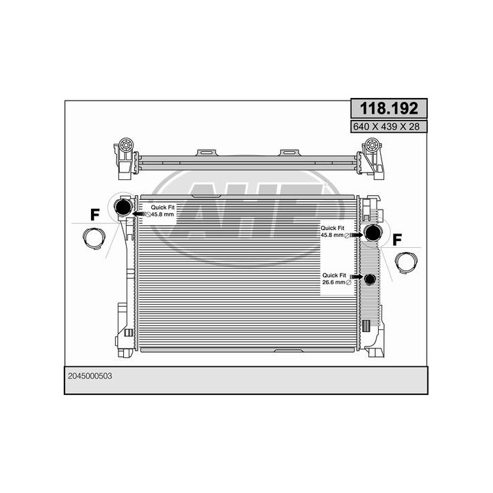 118192  MERCEDES W204 C200CDI / 220CDI / 250CDI / 250CGI /