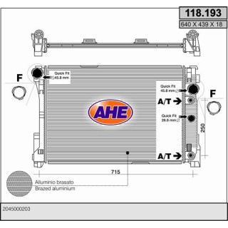 118193  MERCEDES W204 C180CGI / C230 / C280 / C300 / C350