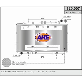 120007  NISSAN Primera I 1.6-2.0 16V