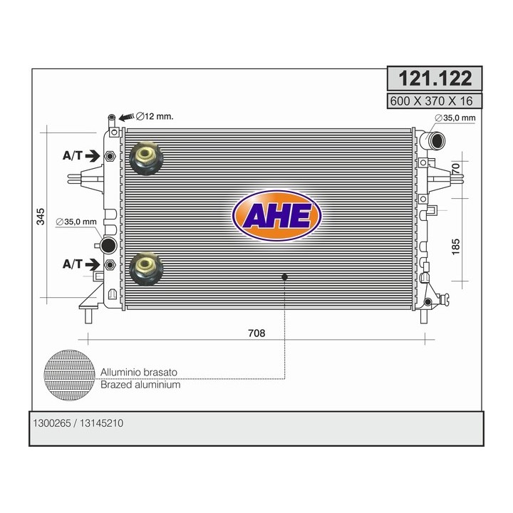 121122  OPEL Astra H 1.4-1.8 16V