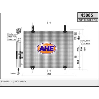 43085  RENAULT Kangoo II 1.2 8V/16V-1.4 8V/16V-1.6 16V