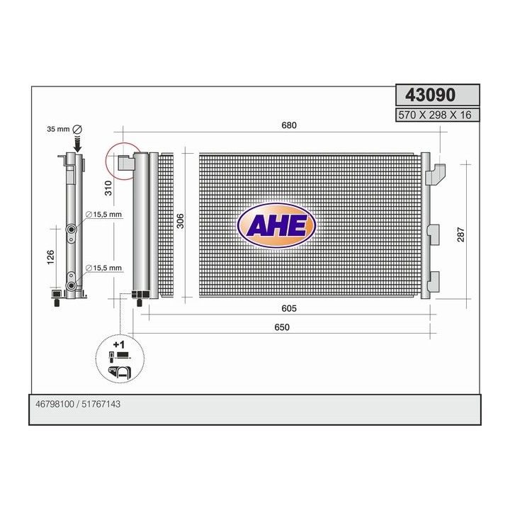 43090  FIAT Nuova Panda 1.1 8V-1.2 8V-1.4 16V 100 HP-1.3