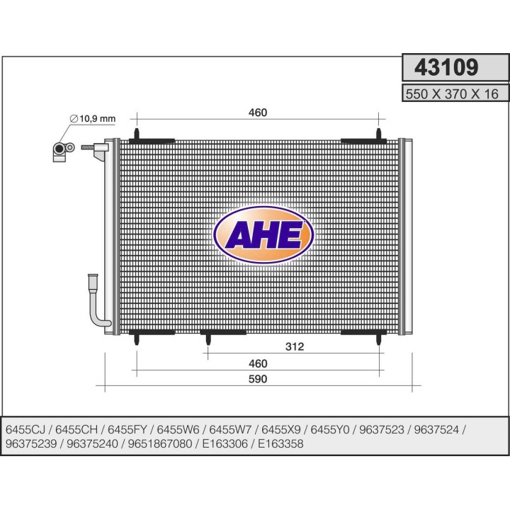 43109  PEUGEOT 206 1.1 i 8V-1.4 i 8V/16V-2.0 i 16V-1.4 Hd