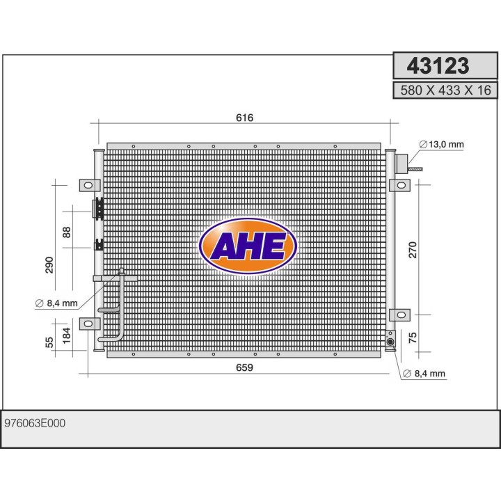 43123  Cond. KIA SORENTO 2.4/3.5 V8/3.5 IV6/2.5 CRDI