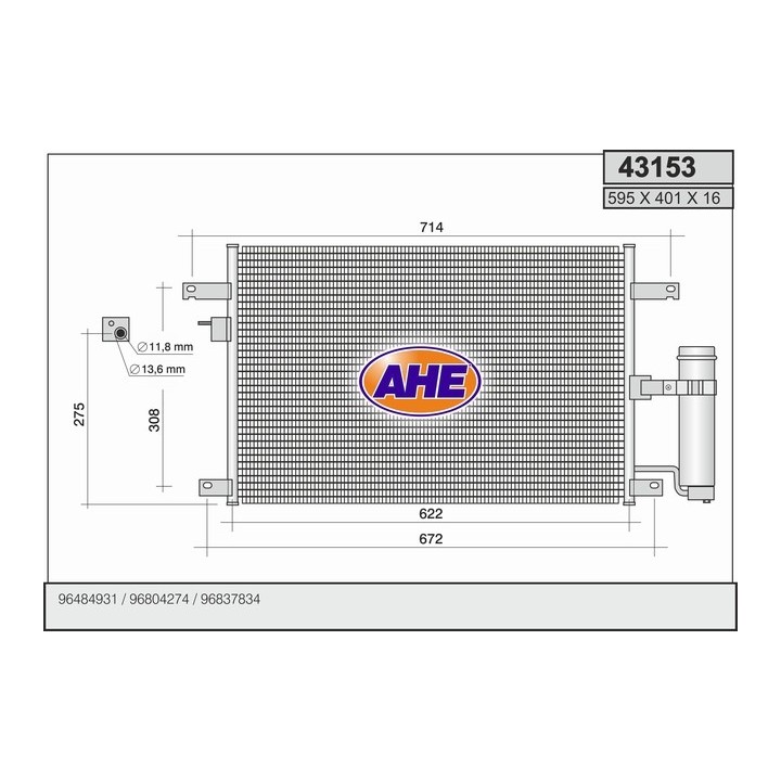 43153  CHEVROLET-DAEWOO Lacetti ALL