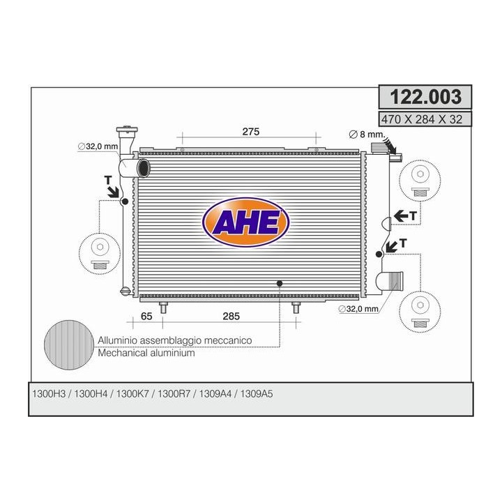 122003  PEUGEOT 205 I/II 1.0-1.1-1.4-1.6