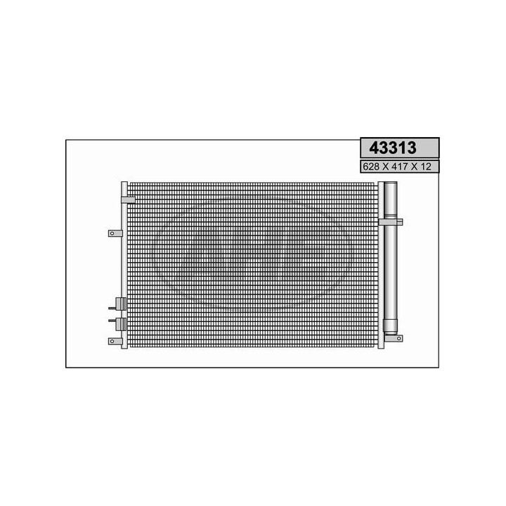 43313  CONDENSER ALFA ROMEO 159 2.4 JTDM 06-