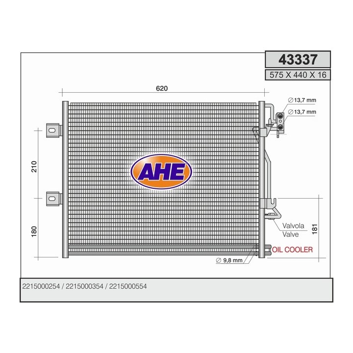43337  CONDENSER S203 (C-KLASSE) KOMBI 04-