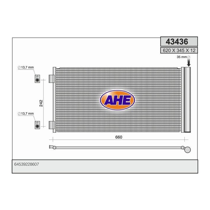 43436  COND Mini One/Cooper/Clubman 1.6 Tdi 06-