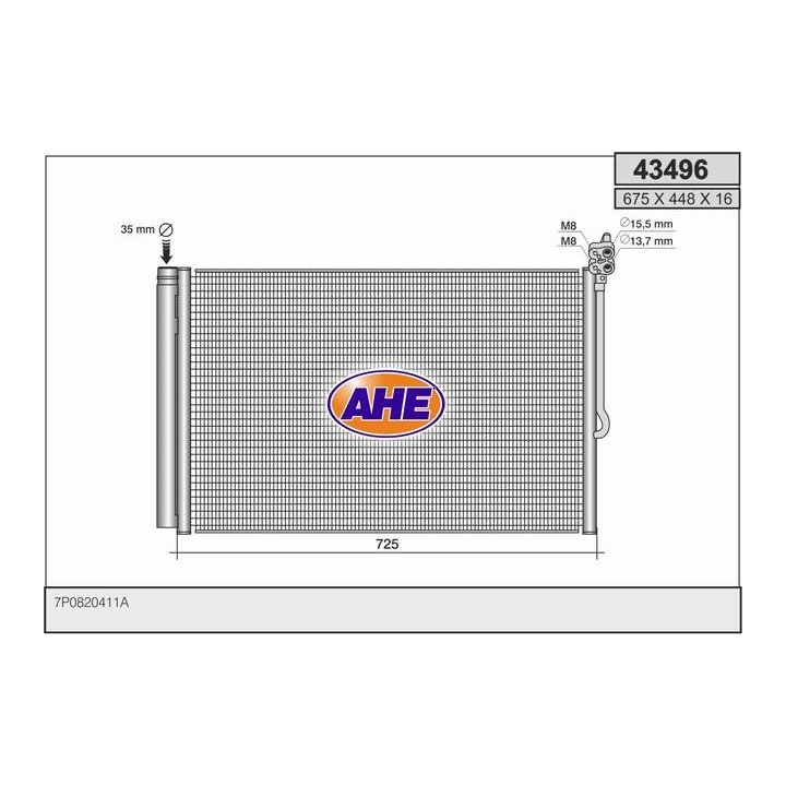 43496  COND VOLKSWAGEN Touareg 3.0TDi/3.6/4.2/4.2TDi 10-