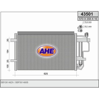 43501  COND Mazda 3 all 12.08-