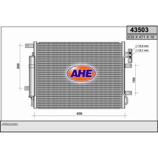 43503  COND RANGE ROVER 3.6 TD8 02-09