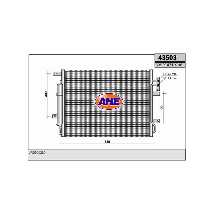 43503  COND RANGE ROVER 3.6 TD8 02-09