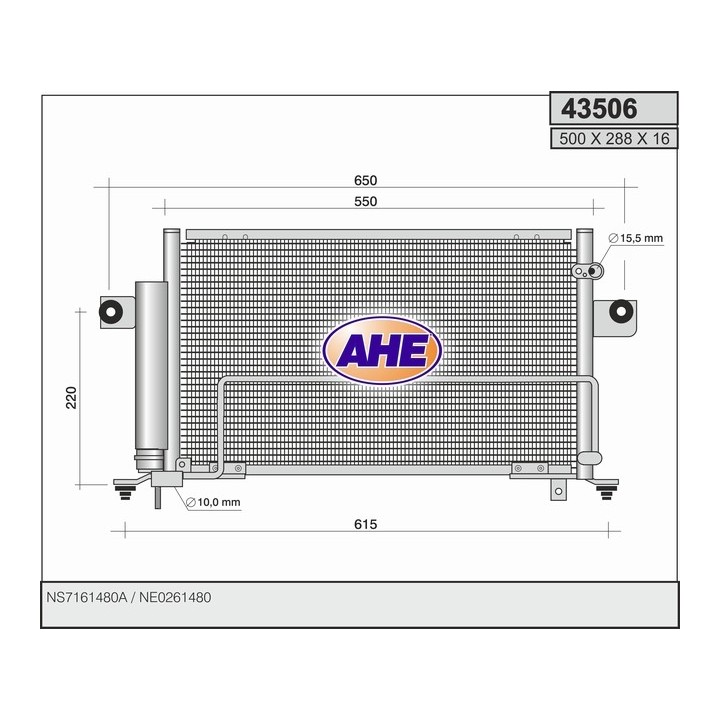 43506  COND MAZDA MX-5 Miata 1.8 01-05