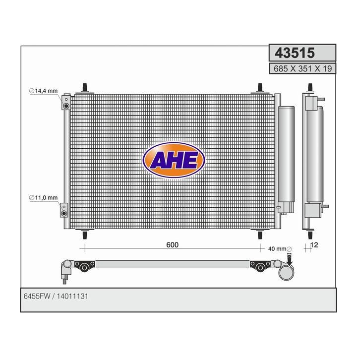 43515  COND CITROEN/FIAT/LANCIA/PEUGEOT C8/Ulysse/Phedra