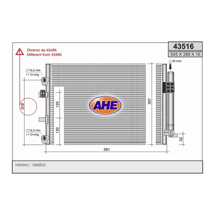 43516  COND  FORD C-Max 1.6TDCi 10-