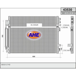 43530  COND CHRYSLER 300C 3.0CRD   01.09-12.10