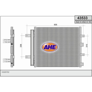 43533  COND Jaguar XF/XK/XKR/S-Type 2.5/3.0/3.5/4.2/5.0