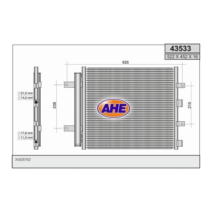 43533  COND Jaguar XF/XK/XKR/S-Type 2.5/3.0/3.5/4.2/5.0