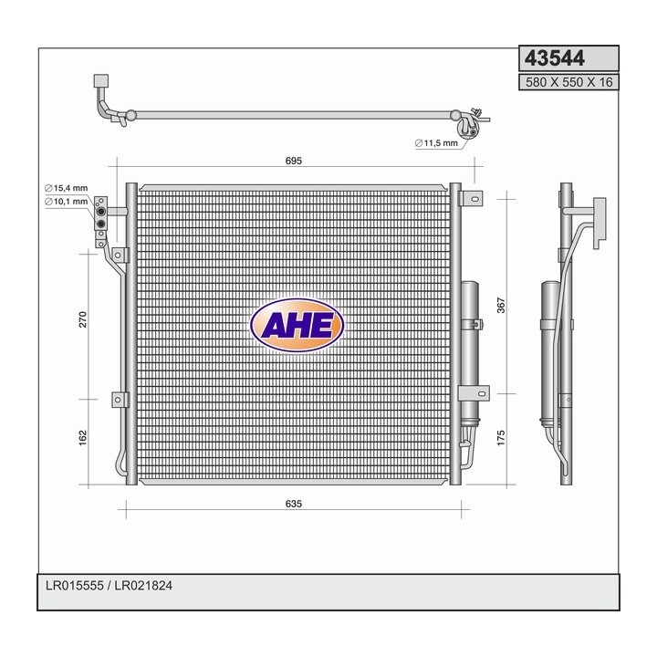 43544  COND LAND ROVER Range Rover Sport 10-13