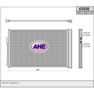 43558  COND OPEL Ampera/CHEVROLET Volt 1.4 hybrid 11-