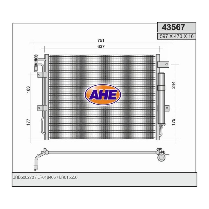 43567  COND  LAND ROVER Range Rover 3.6TD 05-