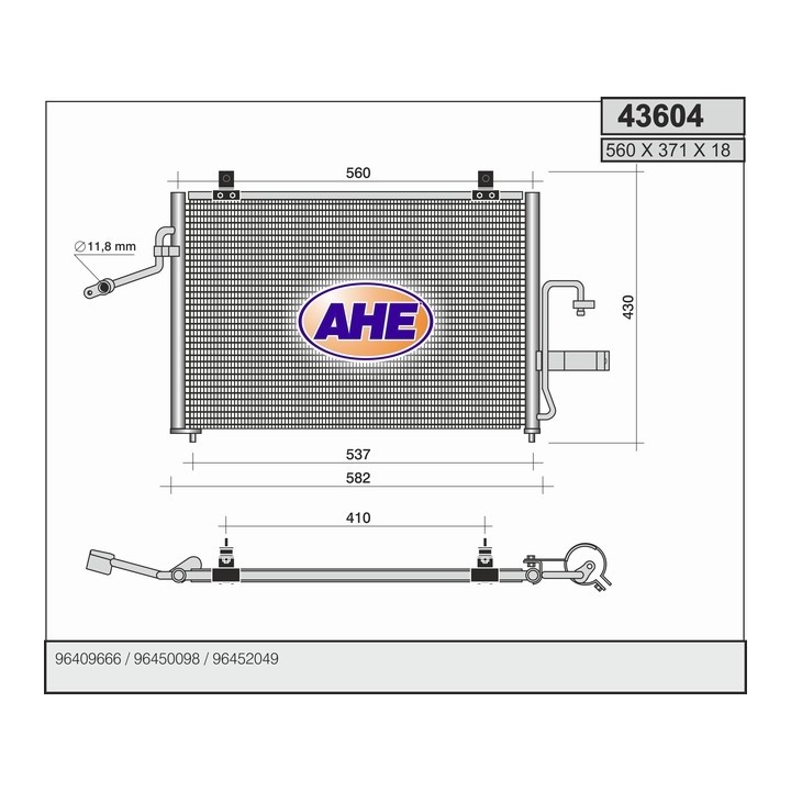 43604  CHEVROLET  Tacuma (KLAU) ALL 01-04