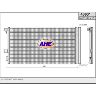 43631  COND RENAULT Fluence (L30_) 1.6   08-