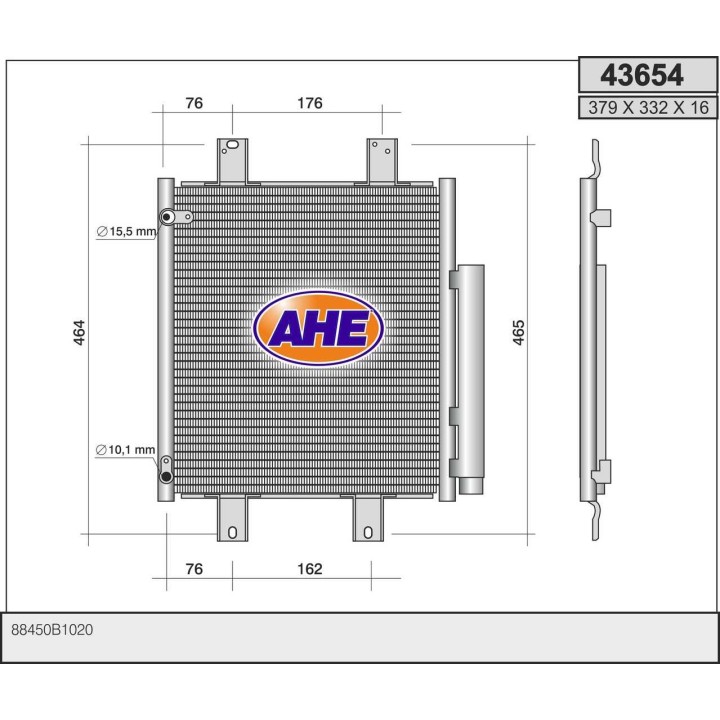 43654  COND DAIHATSU/SUBARU Sirion/Justy IV 1.0/1.3/1.3D