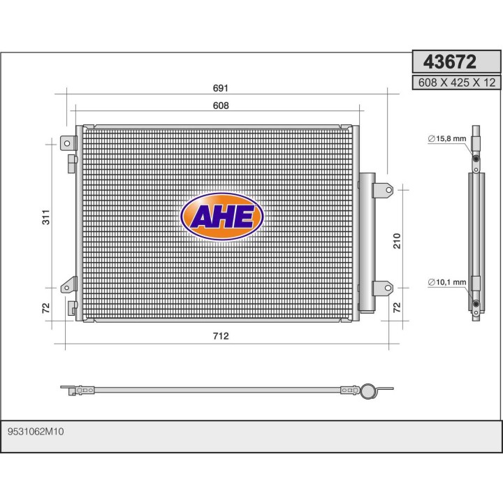 43672  COND  SUZUKI SX4 S-Cross 1.6DDiS  13-