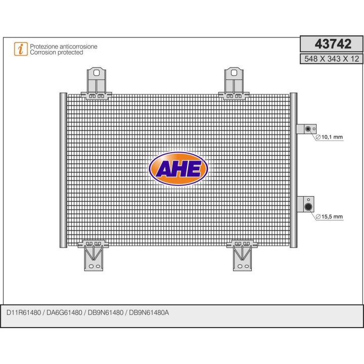 43742  MAZDA 2 (DL, DJ) 1.5 D / CX-3 (DK) 1.5 D  15-