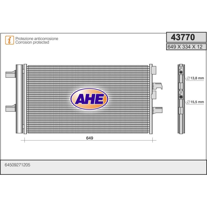 43770  BMW F45/F46 216-218/F48 X1  1.8 / MINI Countryman