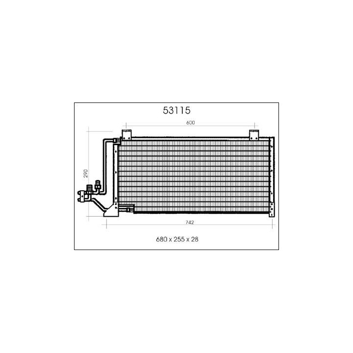 53115  CONDENSER JEEP