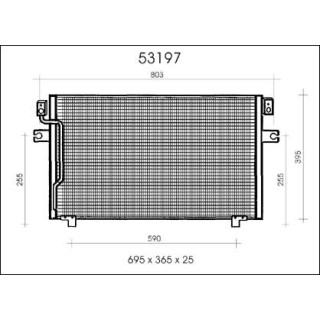 53197  CONDENSER NISSAN MAXIMA 97-