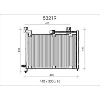 53219  CONDENSER SUZUKI SWIFT