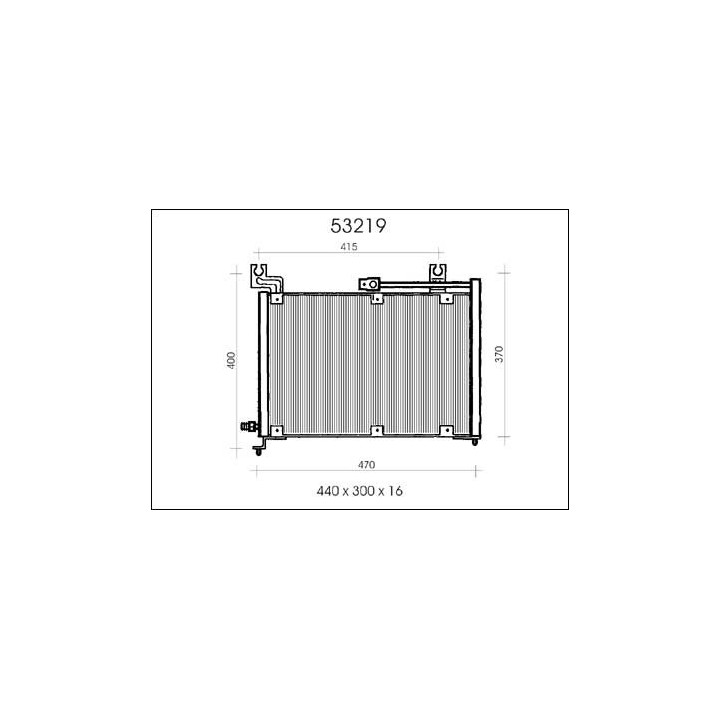 53219  CONDENSER SUZUKI SWIFT