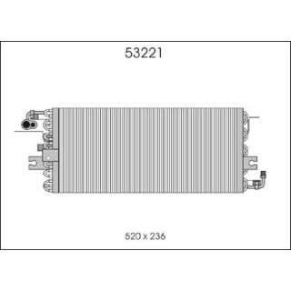 53221  CONDENSER TOYOTA PICK UP