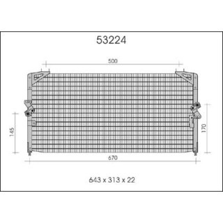 53224  CONDENSER TOYOTA CAMRY SV21