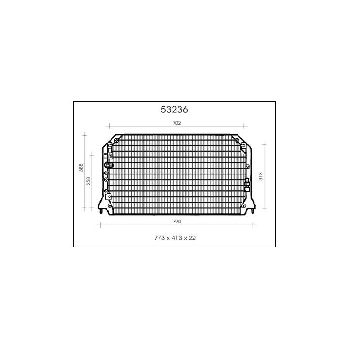 53236  CONDENSER TOYOTA CAMRY 97-